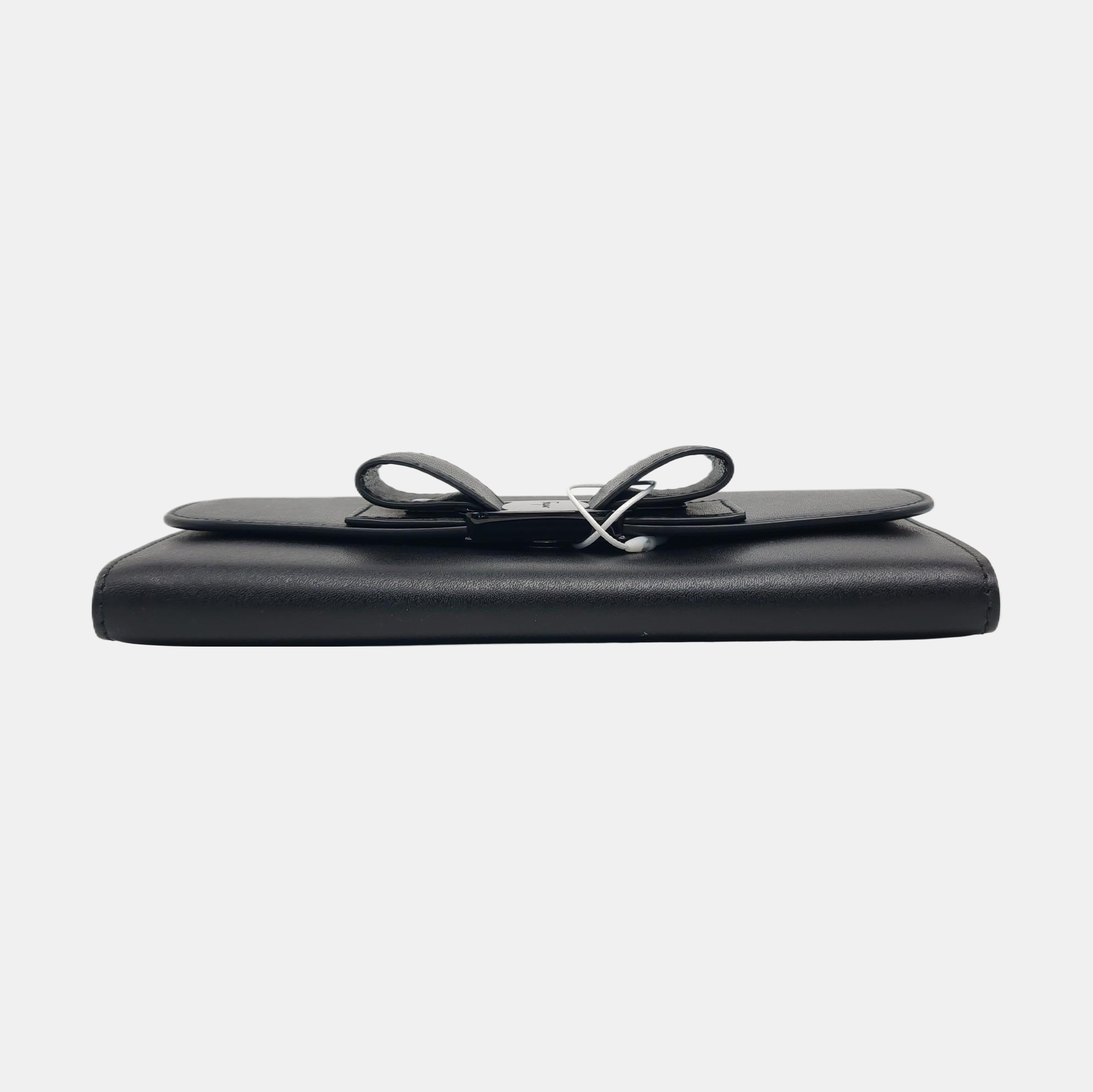 Vara Calfskin Black Wallet