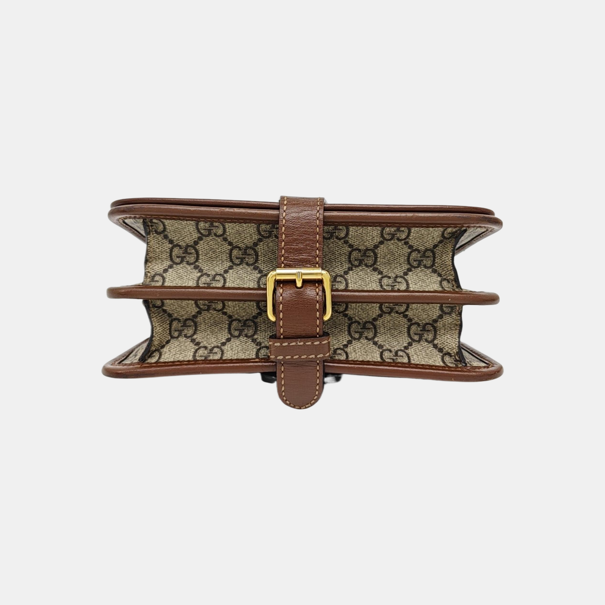Retro Mini Monogram Coated Canvas Beige