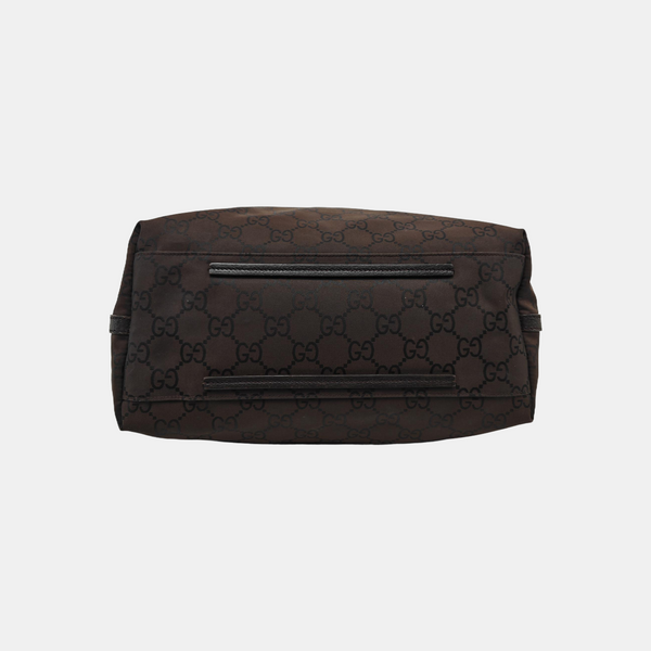 Monogram Canvas Tote Bag Brown