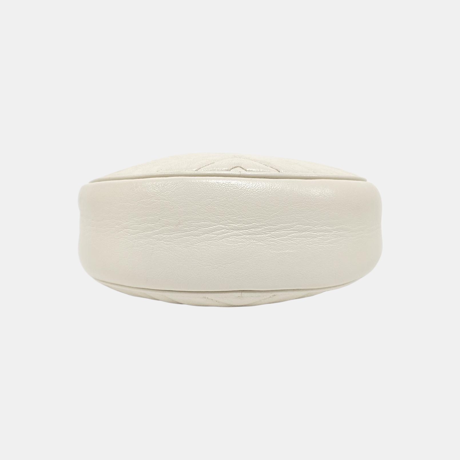 GG Marmont Mini Quilted Calfskin White