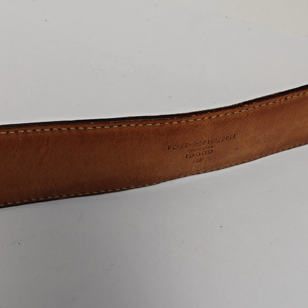 Leather Belt White