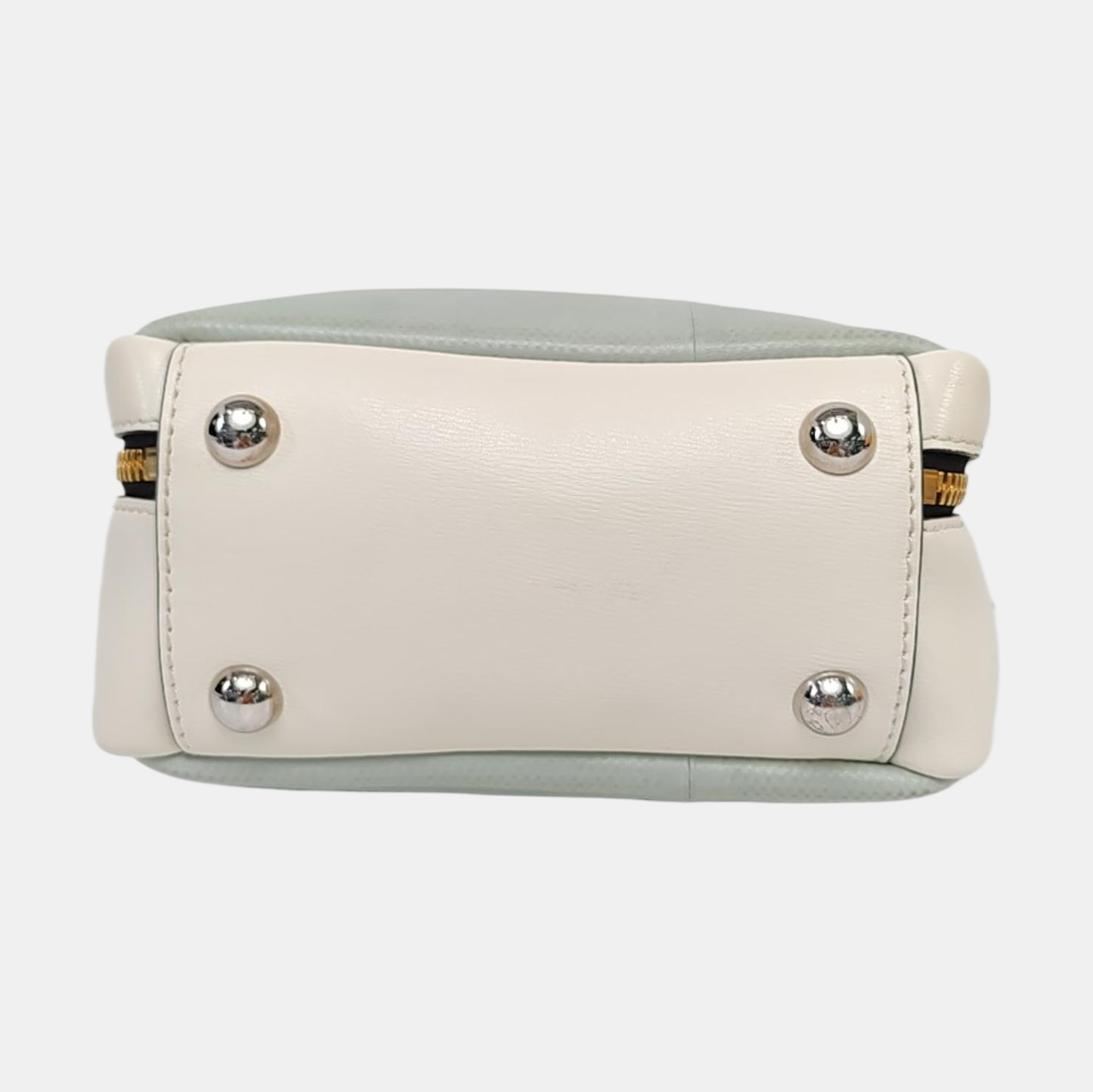 Leather Crossbody Bag Blue