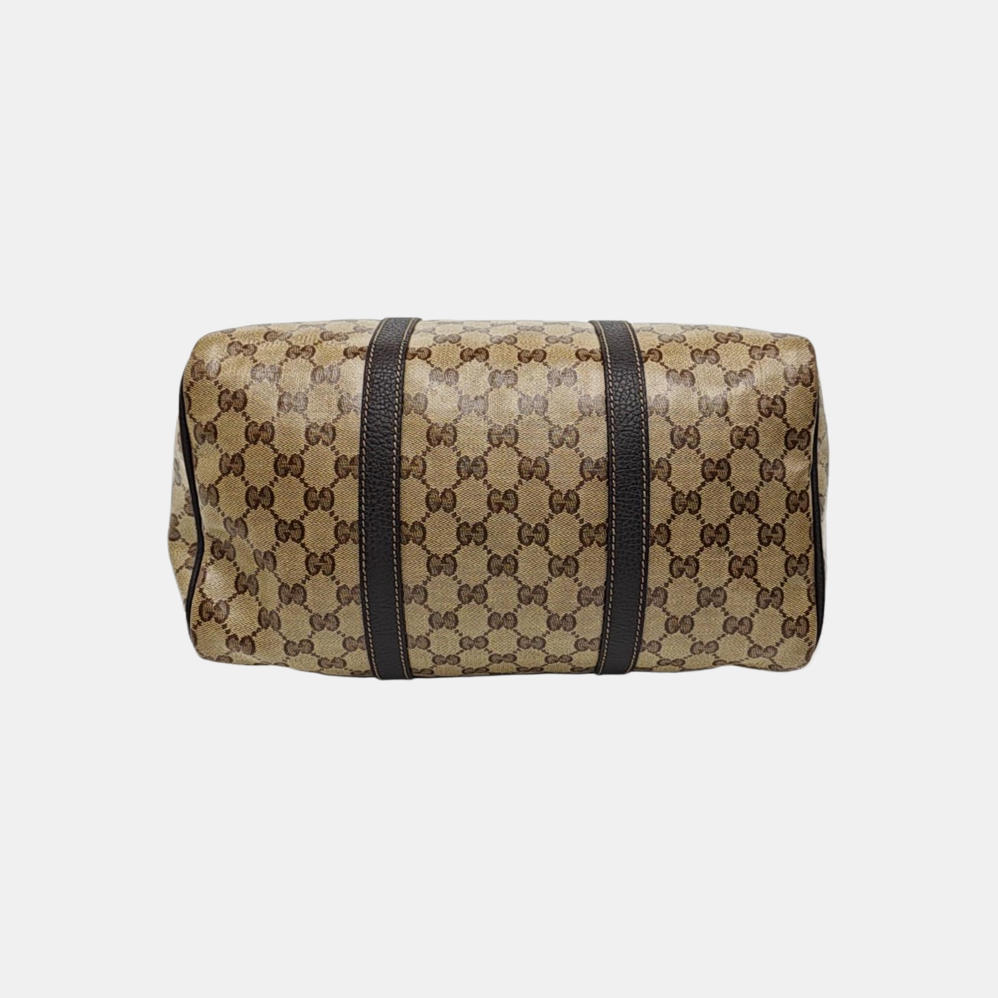 Joy Monogram Coated Canvas Beige