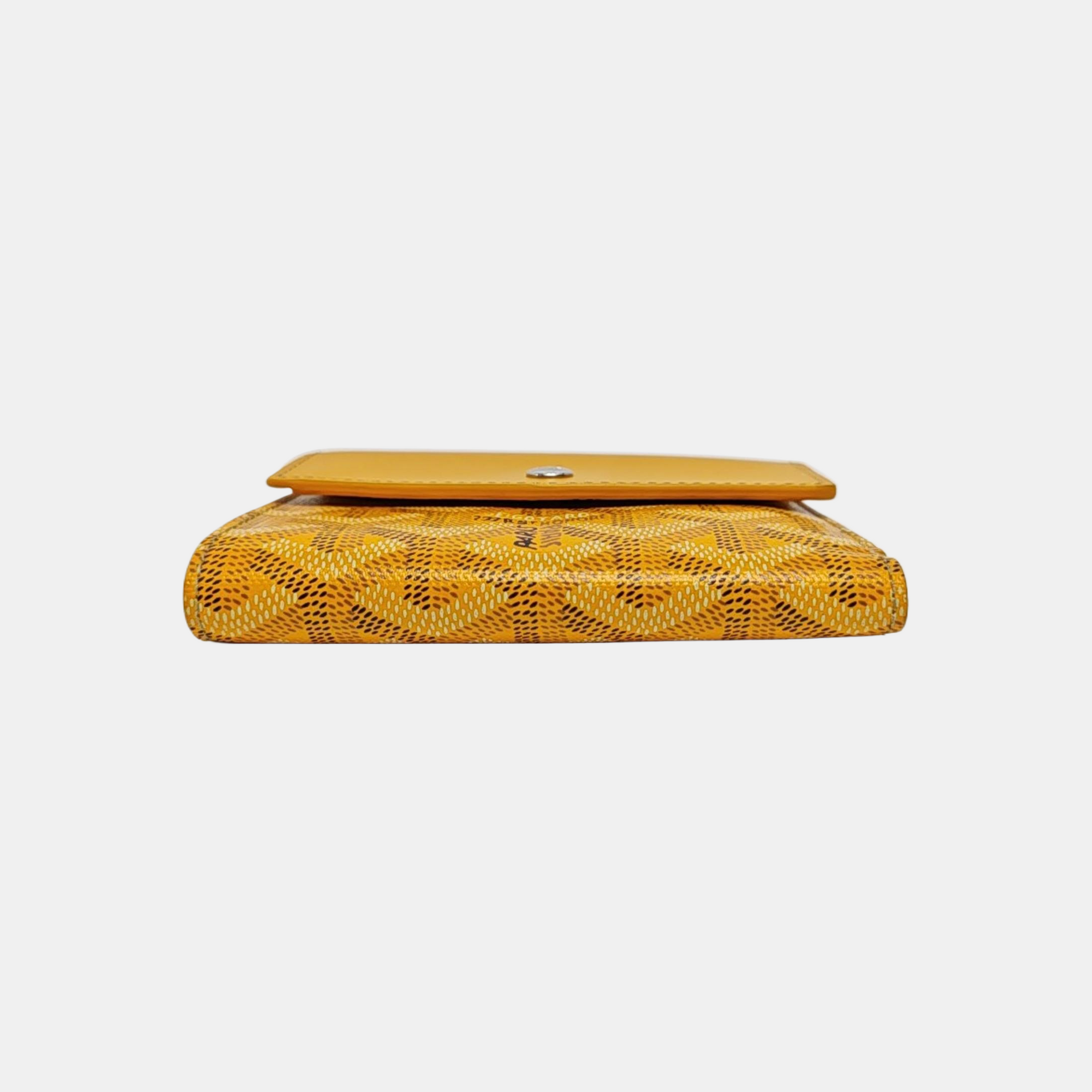 Saint-Marc Coated Canvas Yellow Wallet