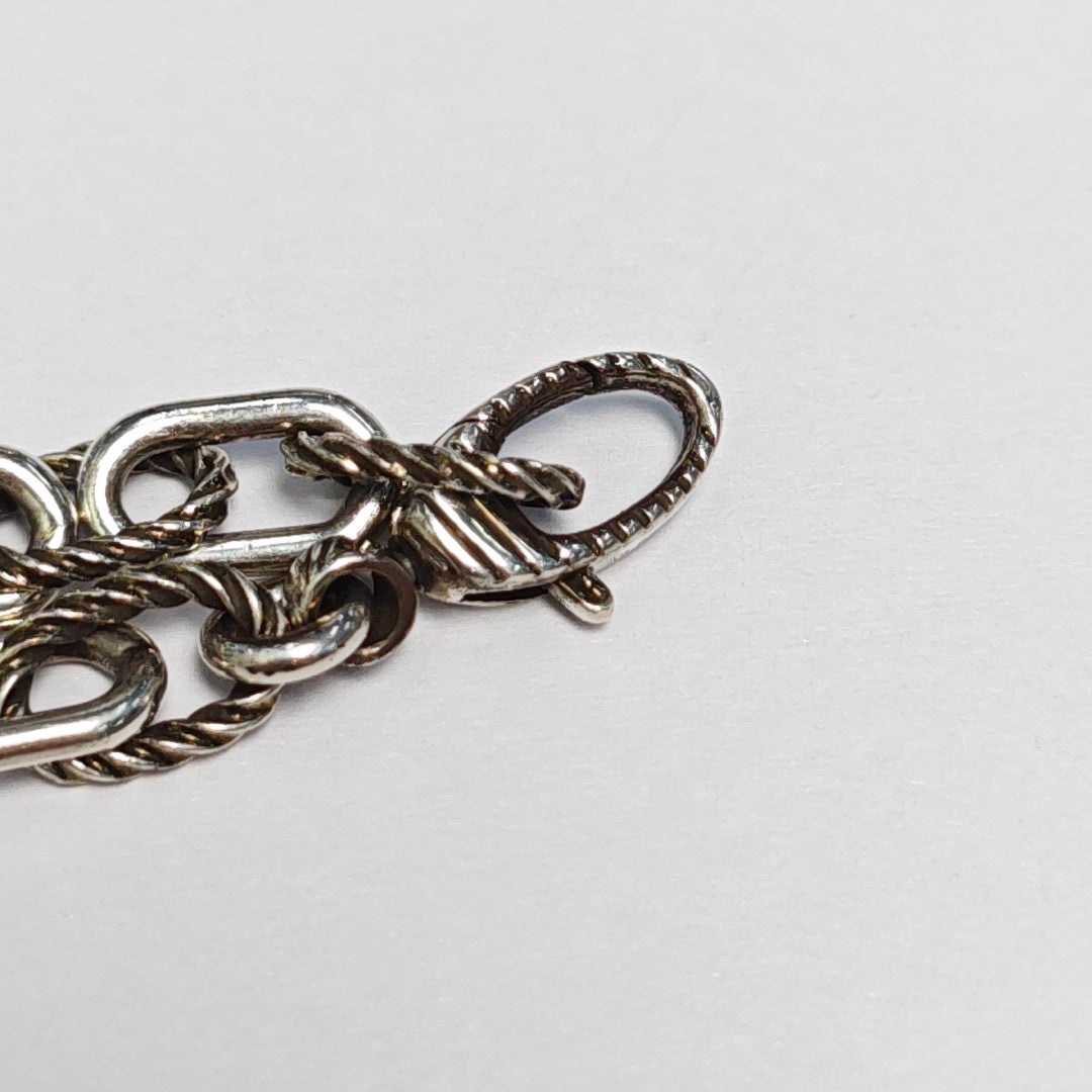 Interlocking G 925 Sterling Silver Bracelet