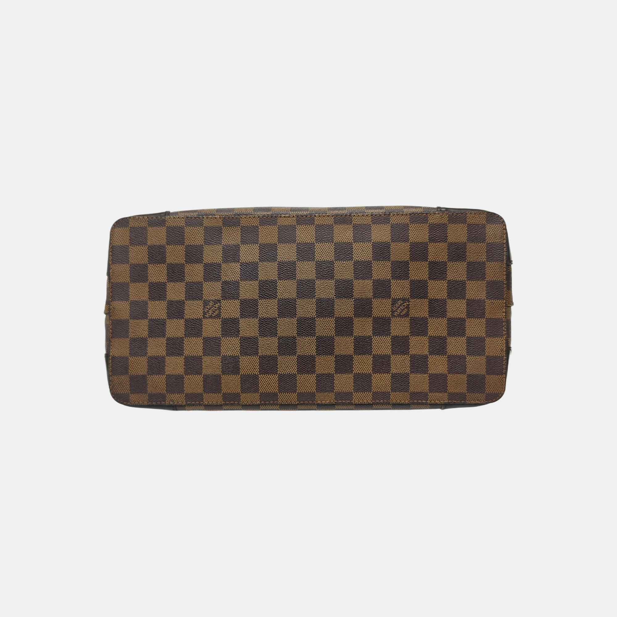 HAMPSTEAD MM Damier Ebene Coated Canvas Brown