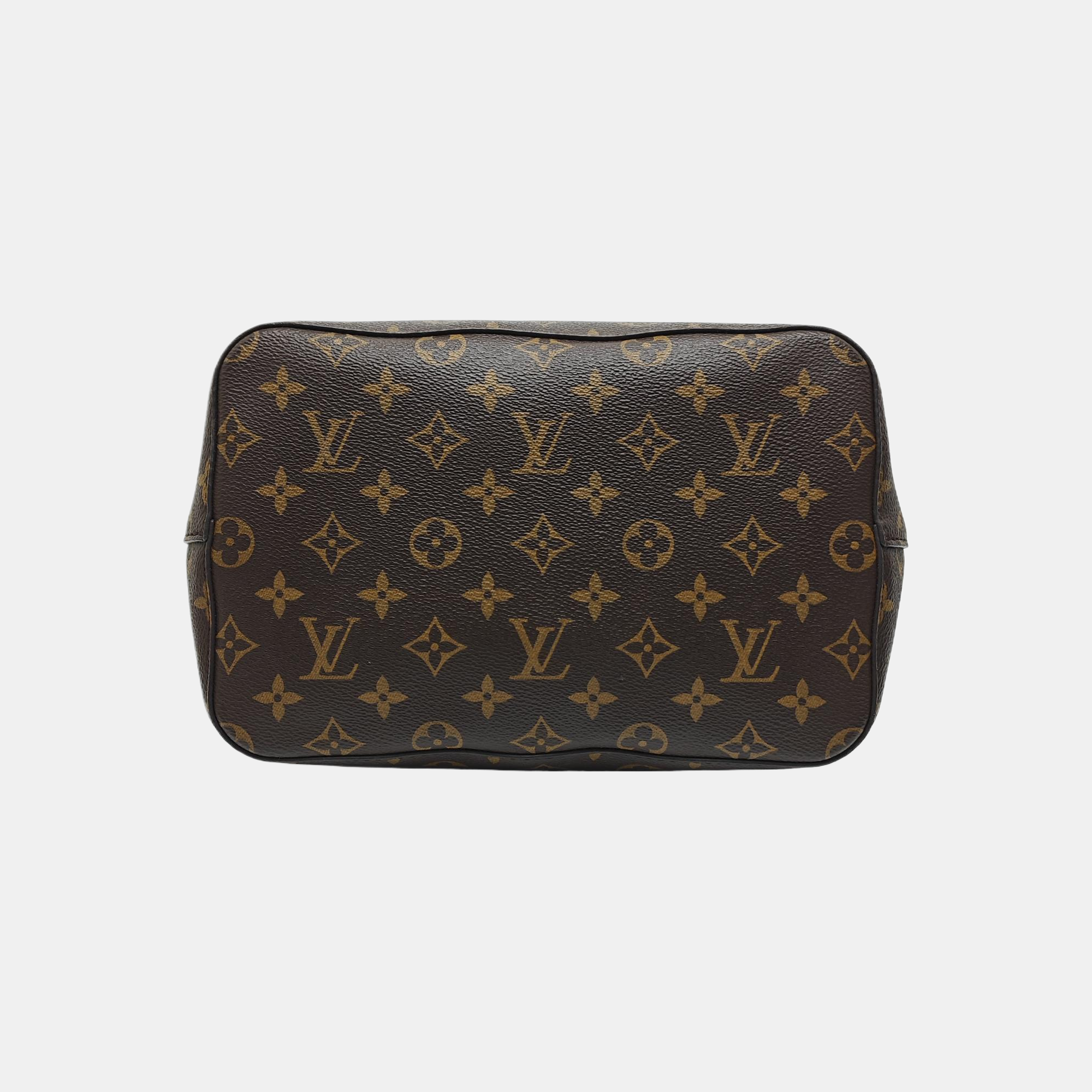 NÉONOÉ MM Monogram Coated Canvas Brown