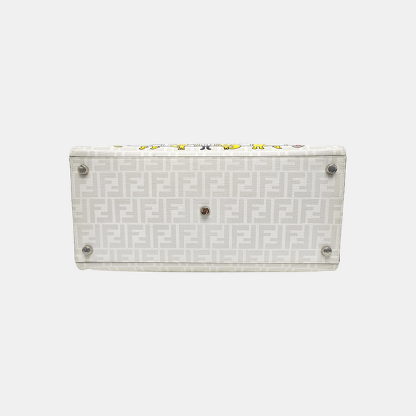 Coated Canvas Shoulder Bag Multicolor