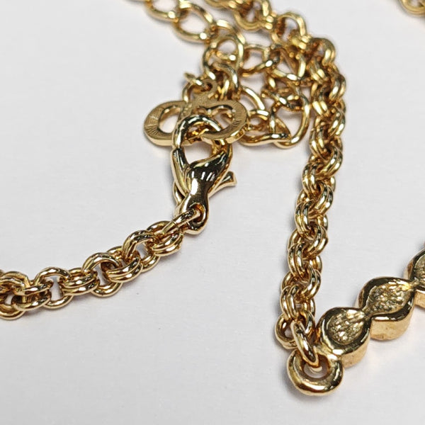 Petit CD Metal Gold Necklace