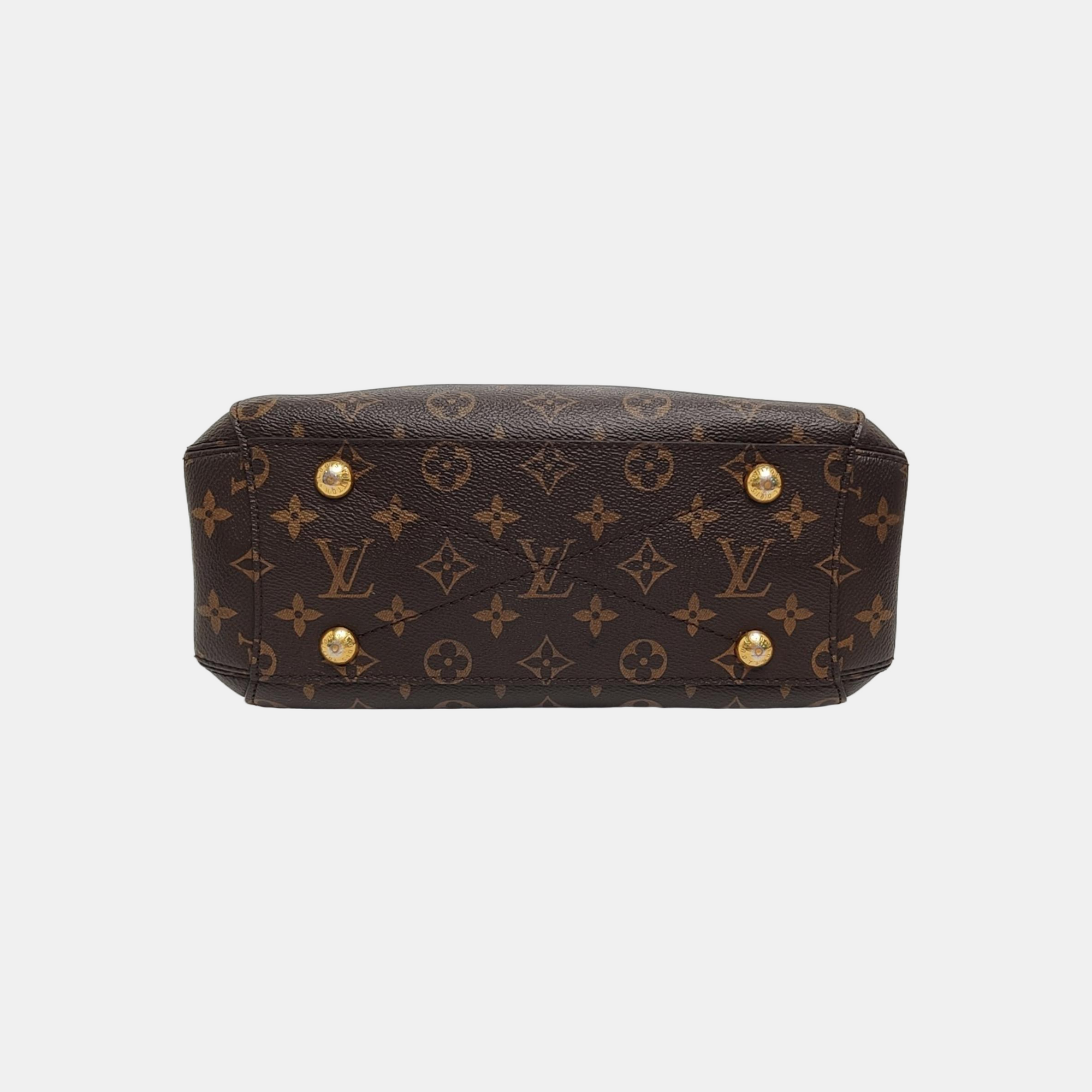 MONTAIGNE BB Monogram Coated Canvas Brown