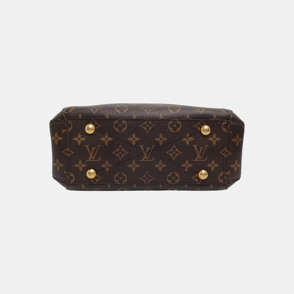 MONTAIGNE BB Monogram Coated Canvas Brown