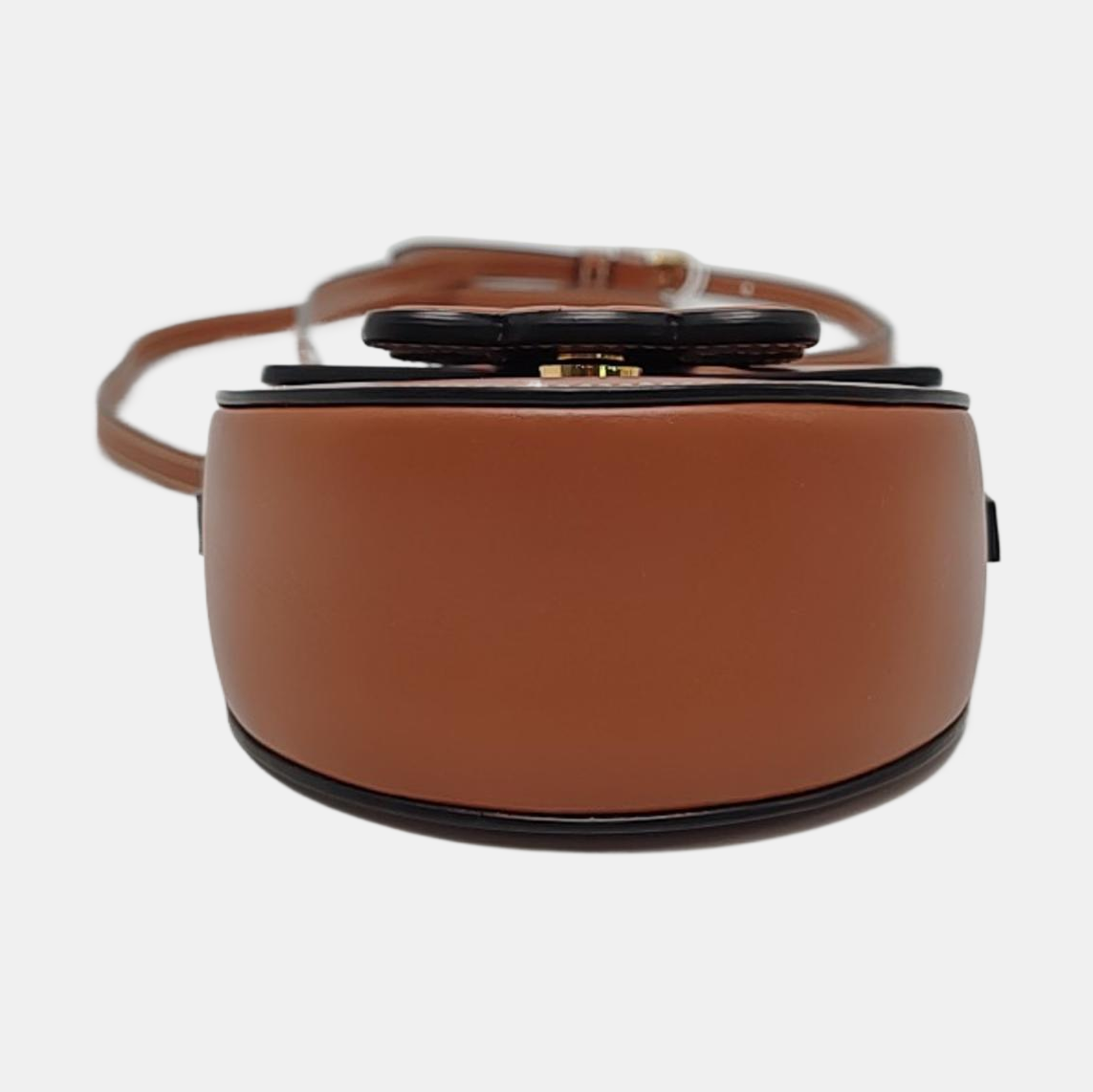 Authenticated pre-owned  FOLCO CUIR TRIOMPHE Calfskin Brown - Shoulder Bag at Looply