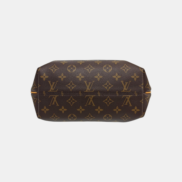 TURENNE Monogram Coated Canvas Brown