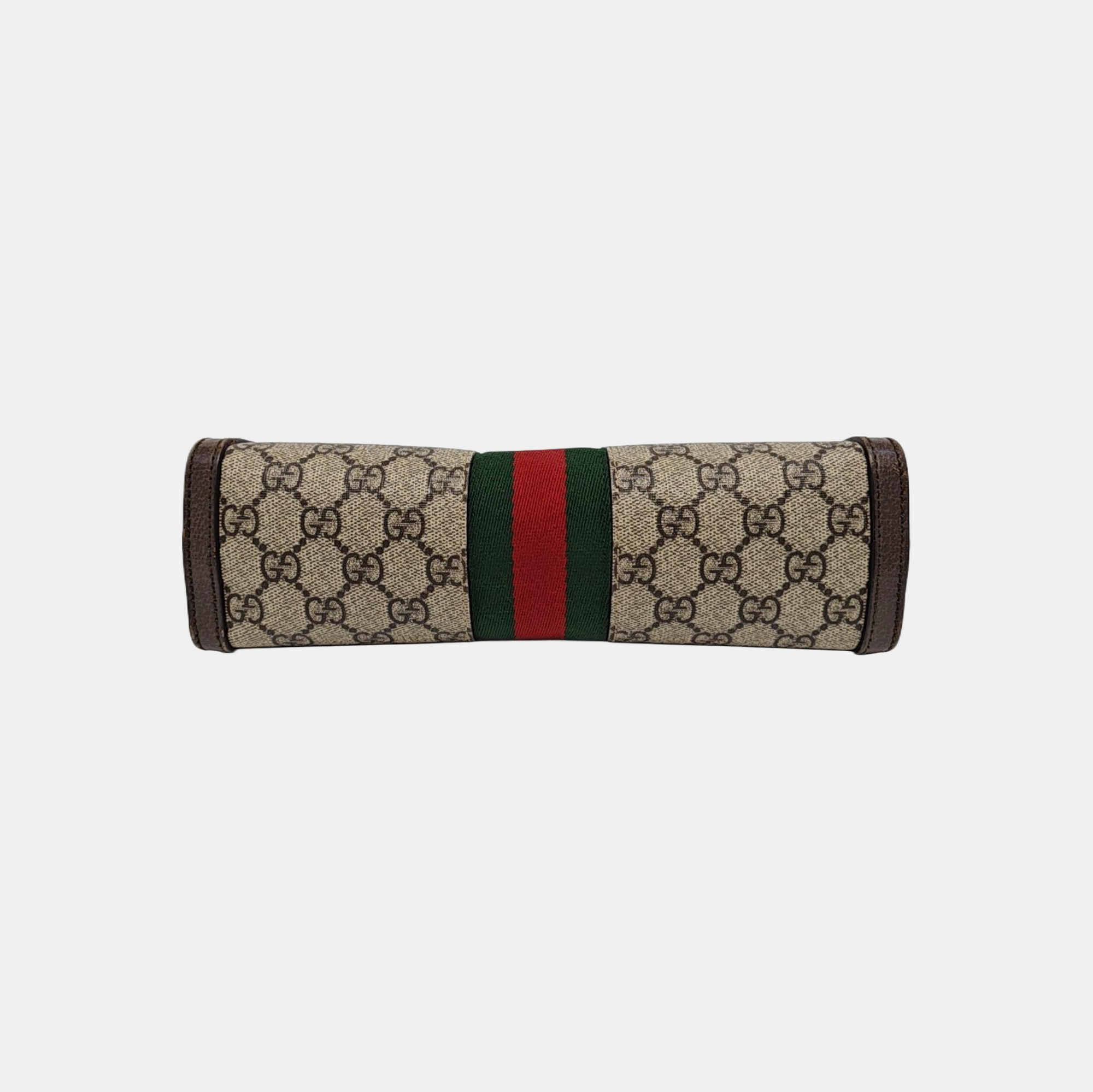 Ophidia Small Monogram Coated Canvas Beige