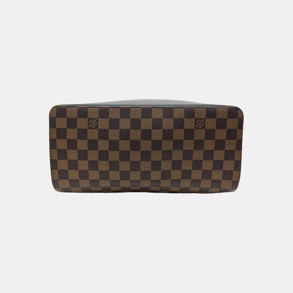 JAKE Damier Ebene Coated Canvas Brown