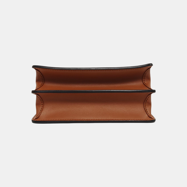 DAUPHINE Mini Monogram Coated Canvas Brown
