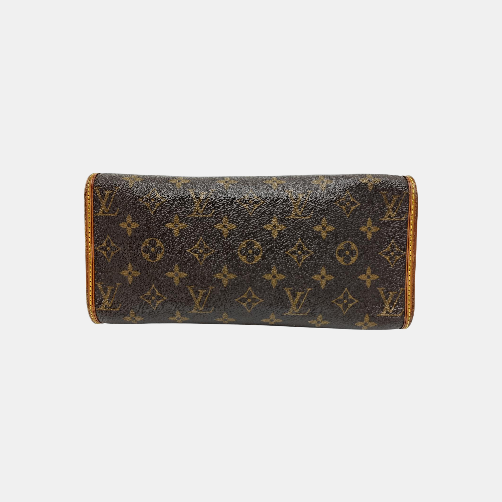 POPINCOURT Monogram Coated Canvas Brown