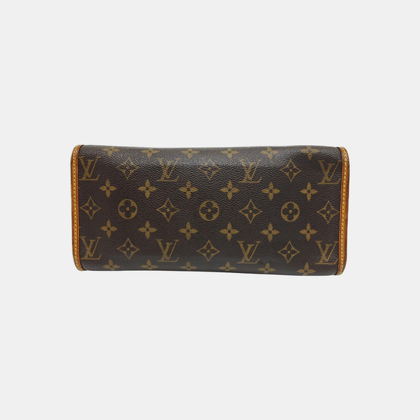 POPINCOURT Monogram Coated Canvas Brown