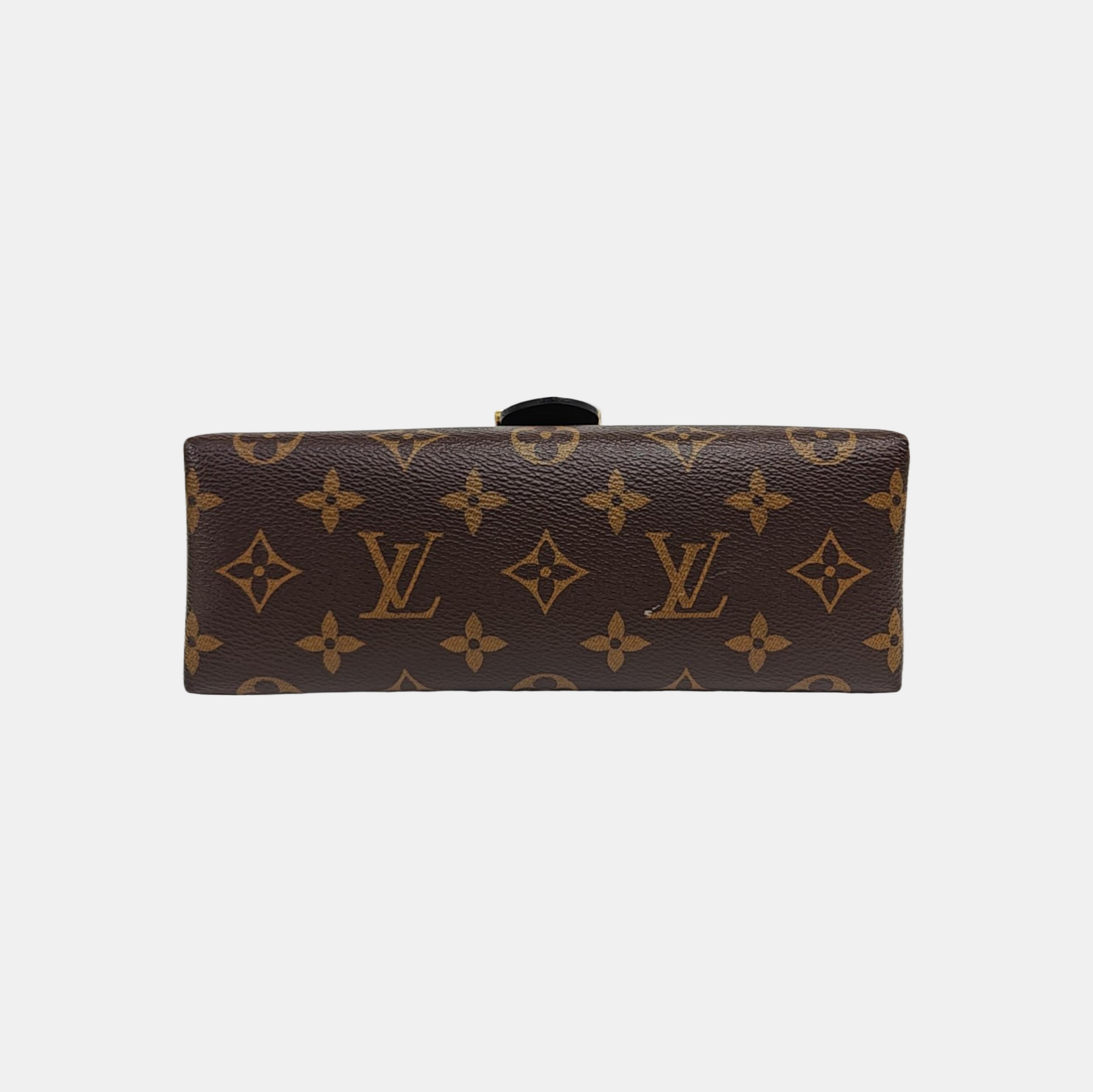 LOCKY BB Monogram Coated Canvas Brown