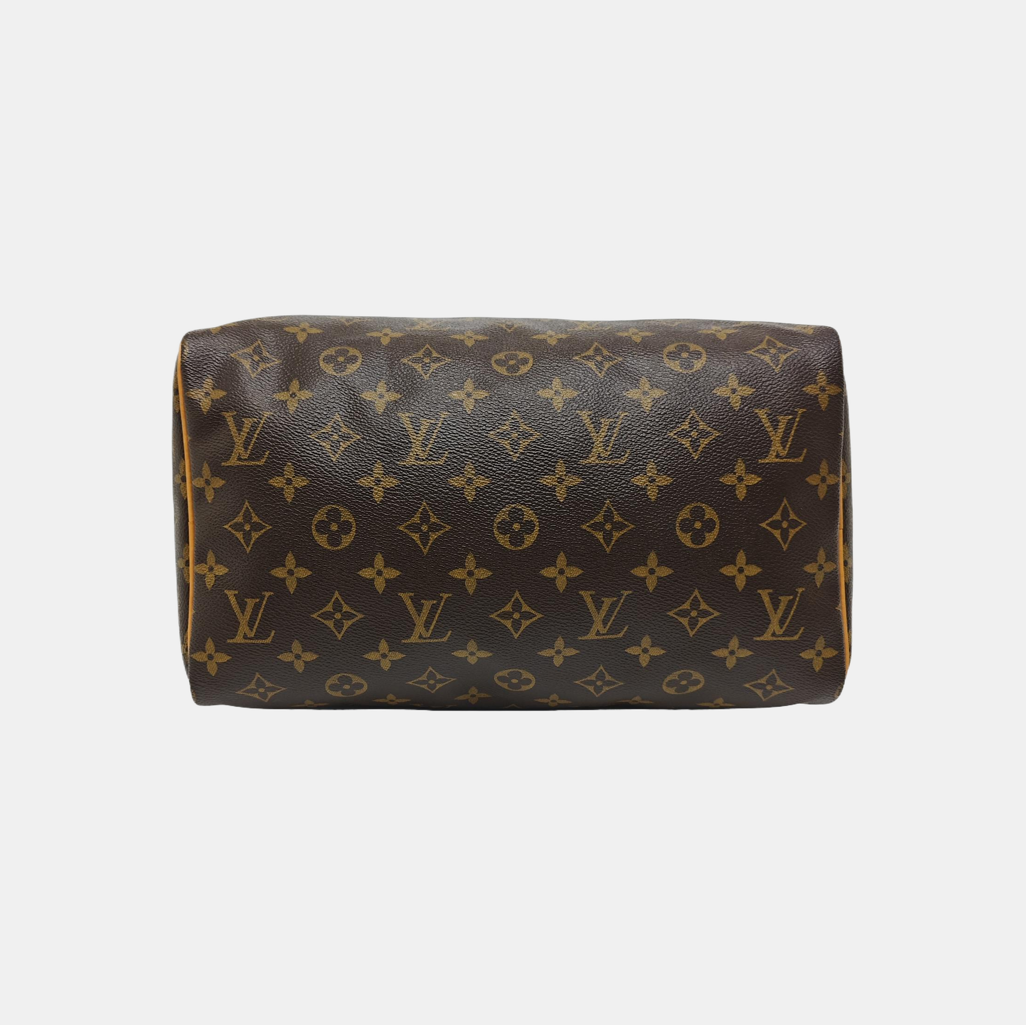 SPEEDY 30 Monogram Coated Canvas Brown