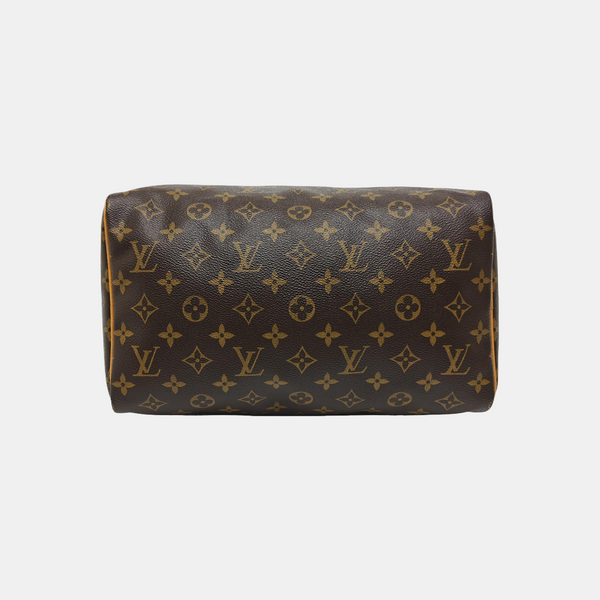 SPEEDY 30 Monogram Coated Canvas Brown