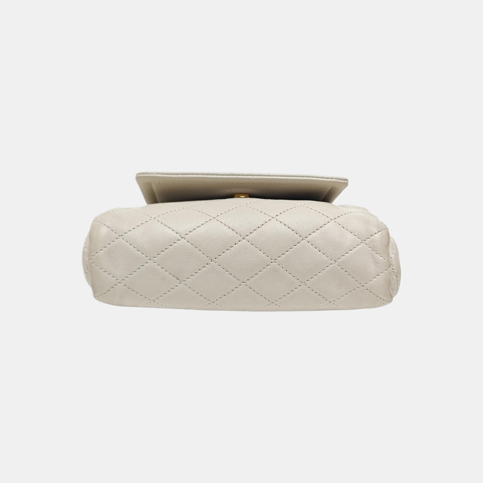 NOLITA Mini Quilted Lambskin White