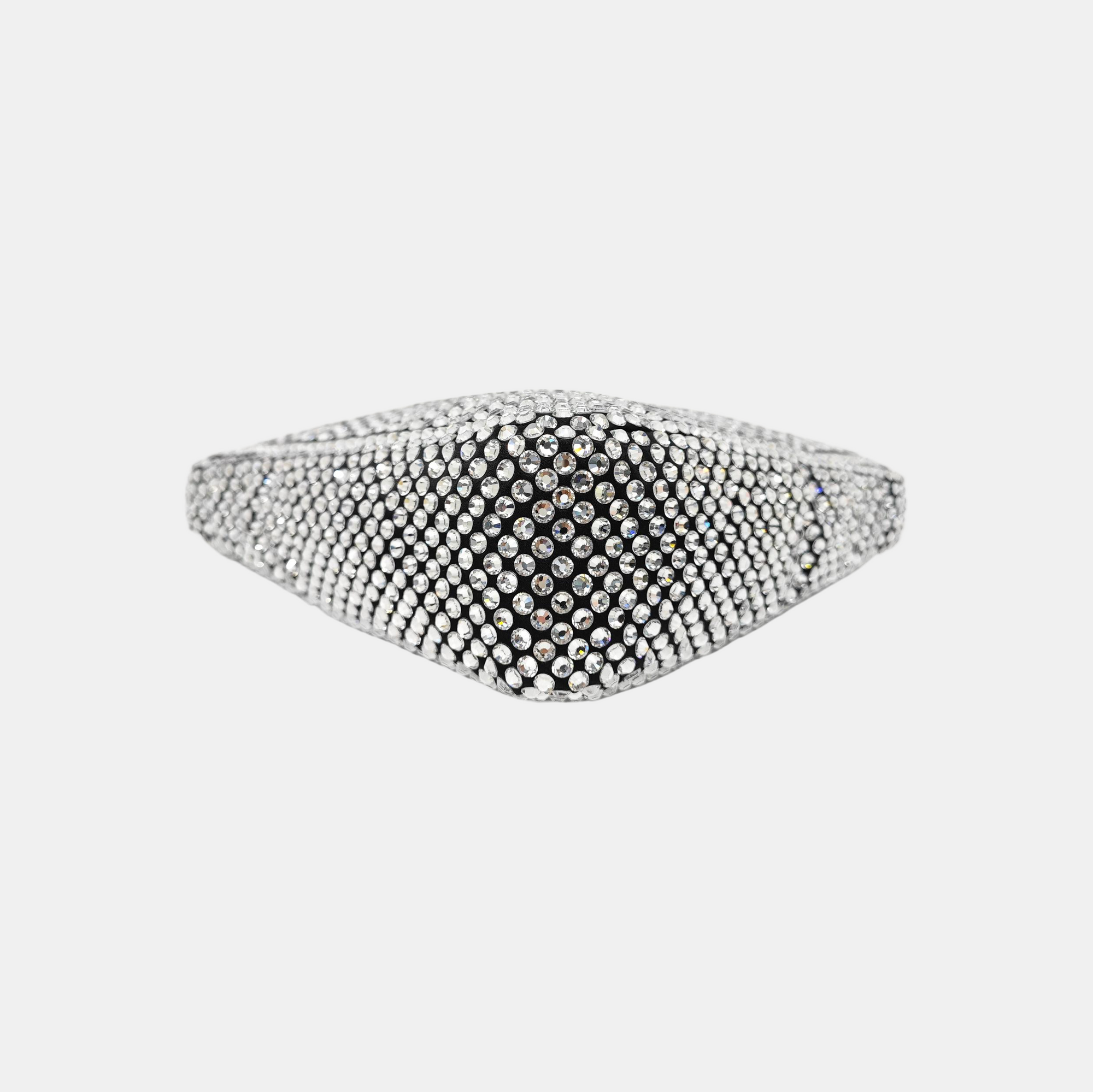 Special Material Top Handle Bag Silver