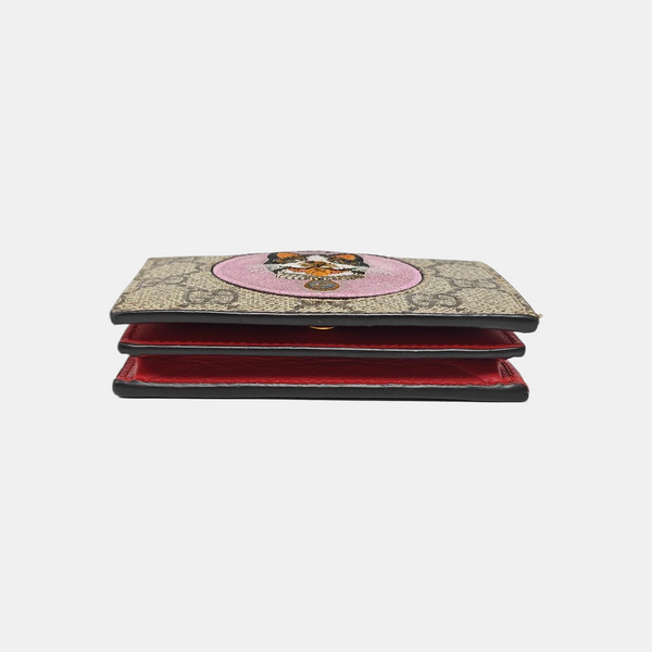 Monogram Coated Canvas Wallet Beige