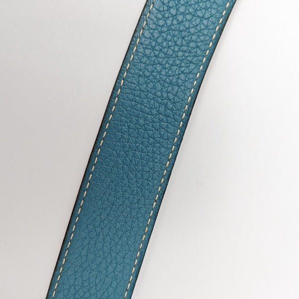 Leather Belt Blue