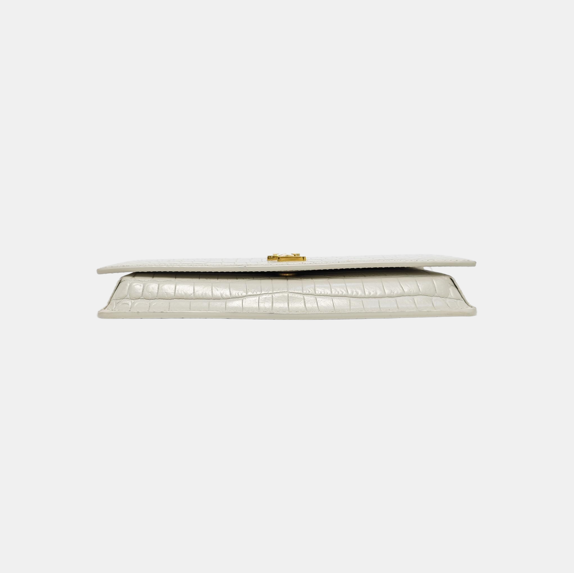 MONOGRAM Calfskin White