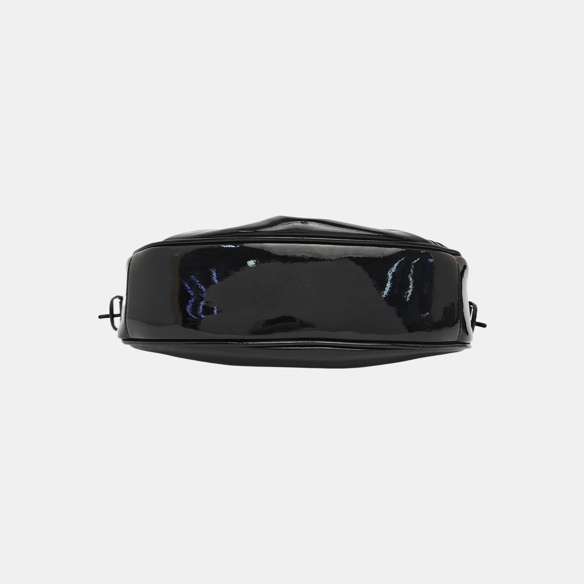 Le Cagole Mini Patent Leather Black