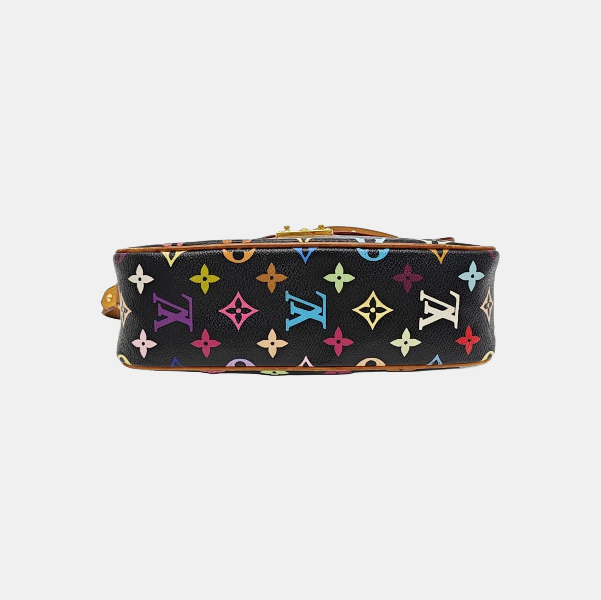 LV × TM SOLOGNE Monogram Coated Canvas Black