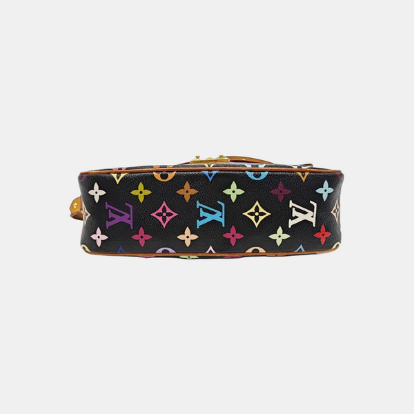 LV × TM SOLOGNE Monogram Coated Canvas Black