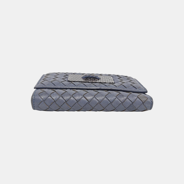Calfskin Wallet Blue
