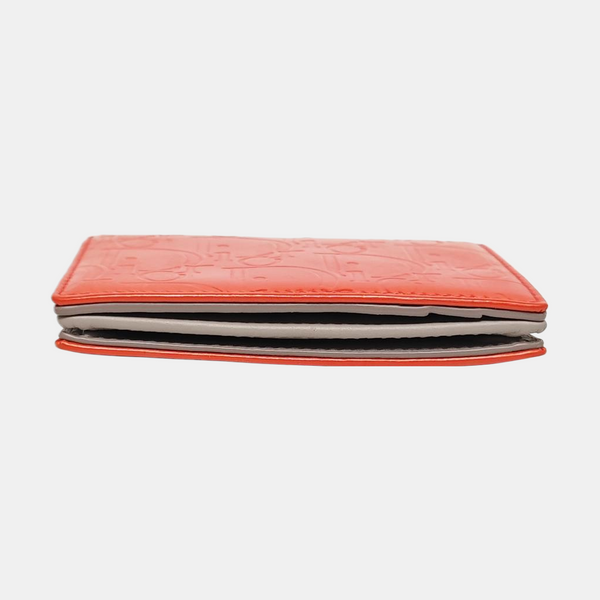 Patent Leather Card Holder Red