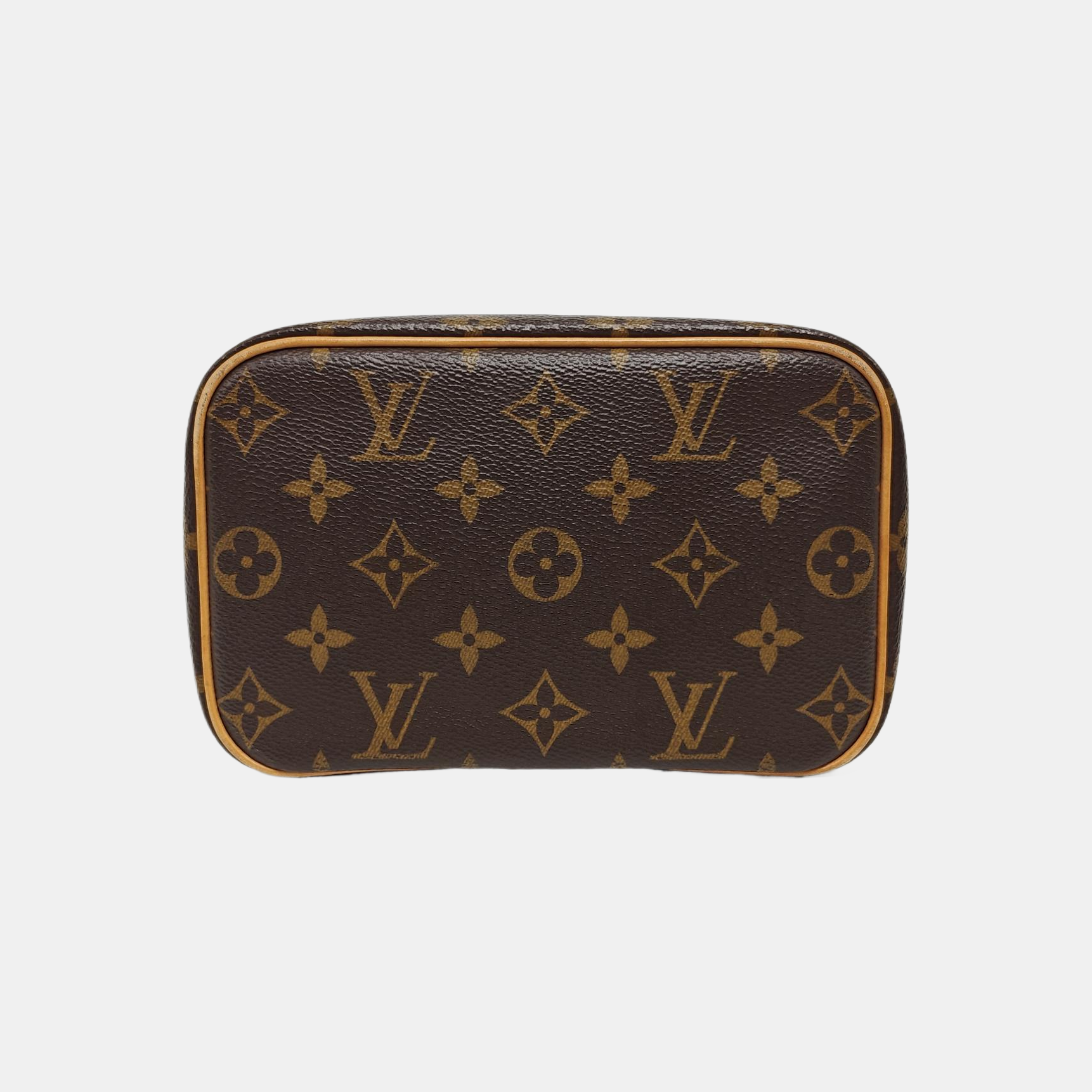NICE Mini Monogram Coated Canvas Brown