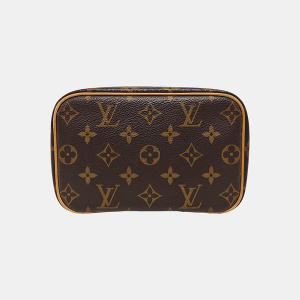 NICE Mini Monogram Coated Canvas Brown