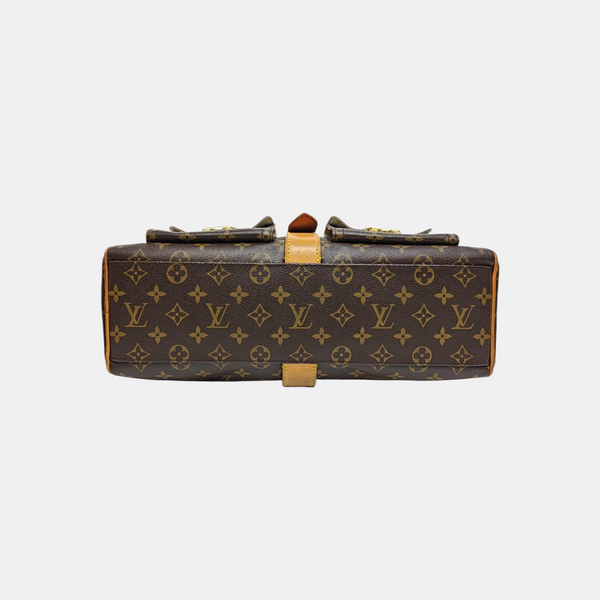 MANHATTAN GM Monogram Coated Canvas Brown