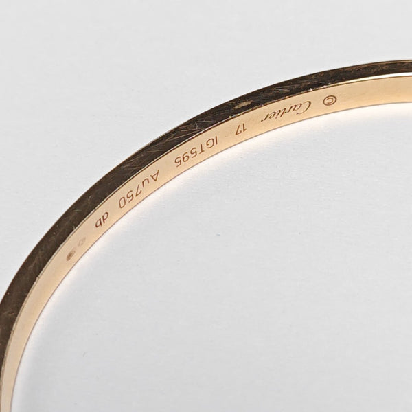 LOVE 18k Rose Gold Bangle