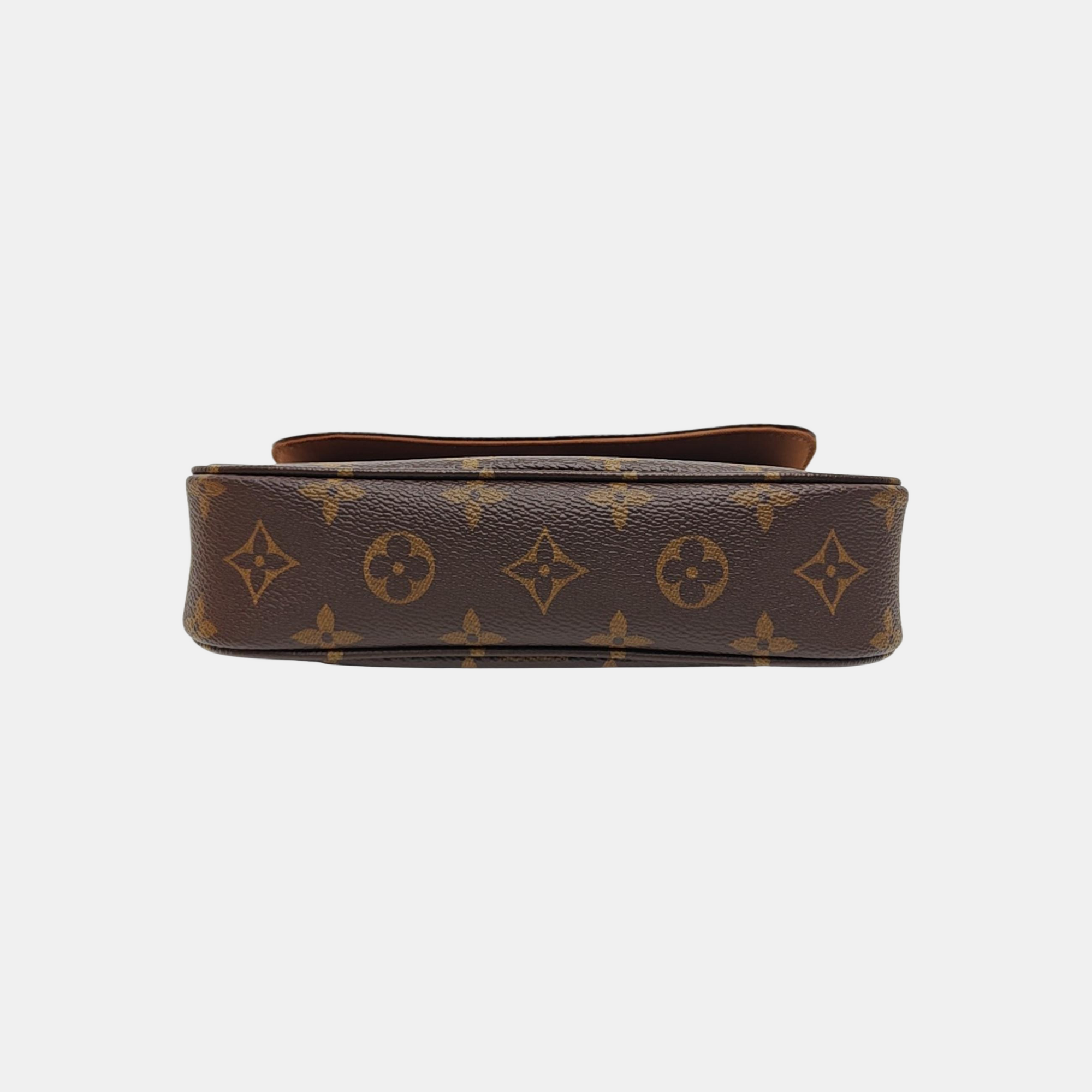 IVY Monogram Coated Canvas Brown