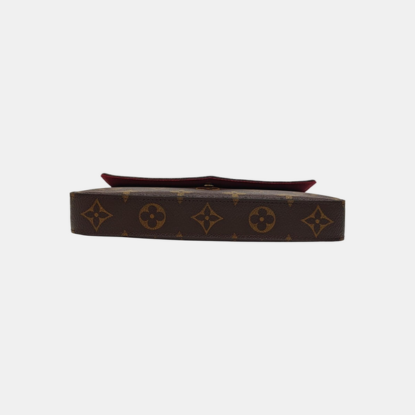 SARAH Monogram Coated Canvas Brown