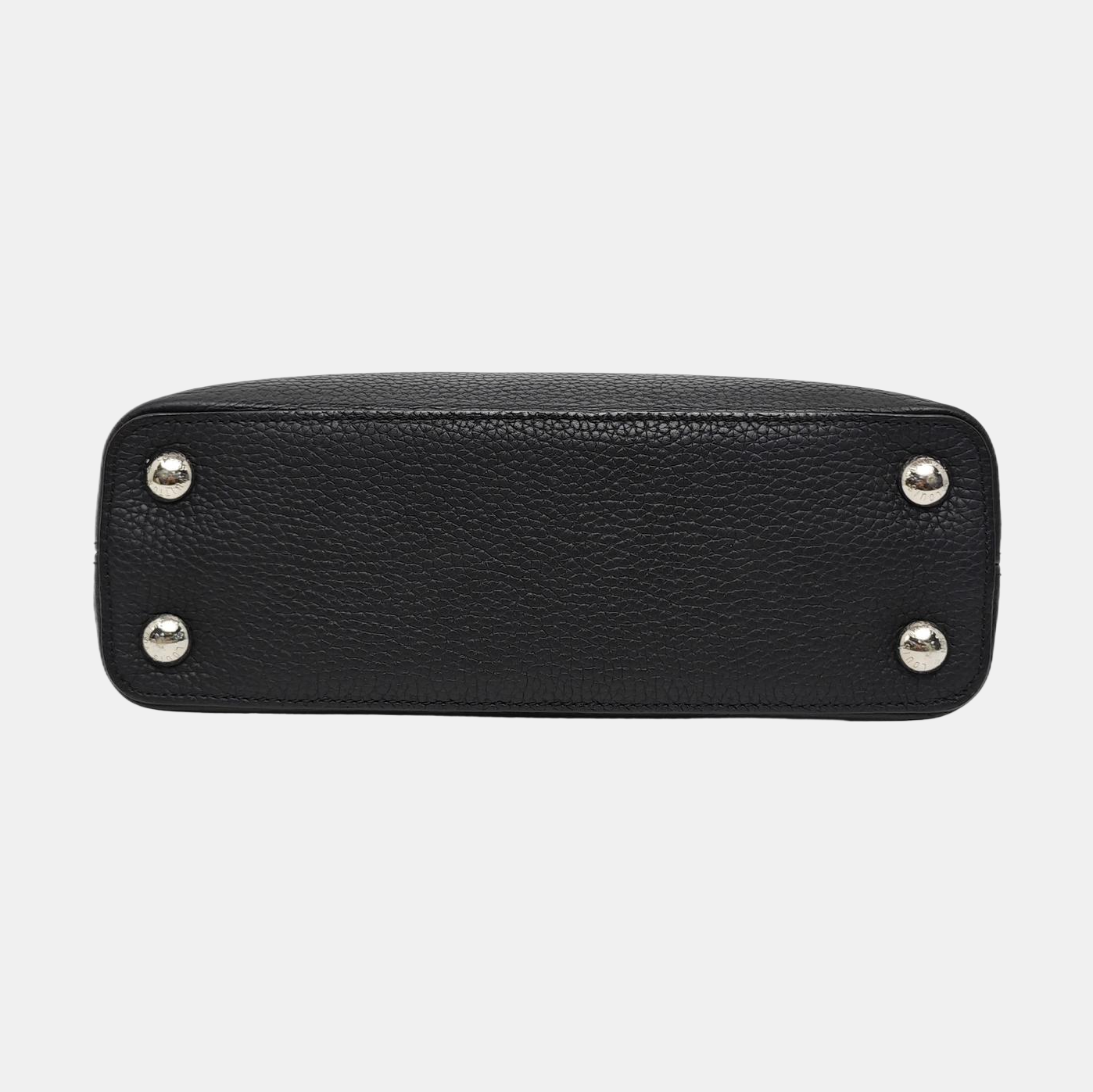 Authenticated pre-owned  CAPUCINES BB Calfskin Black - Shoulder Bag at Looply