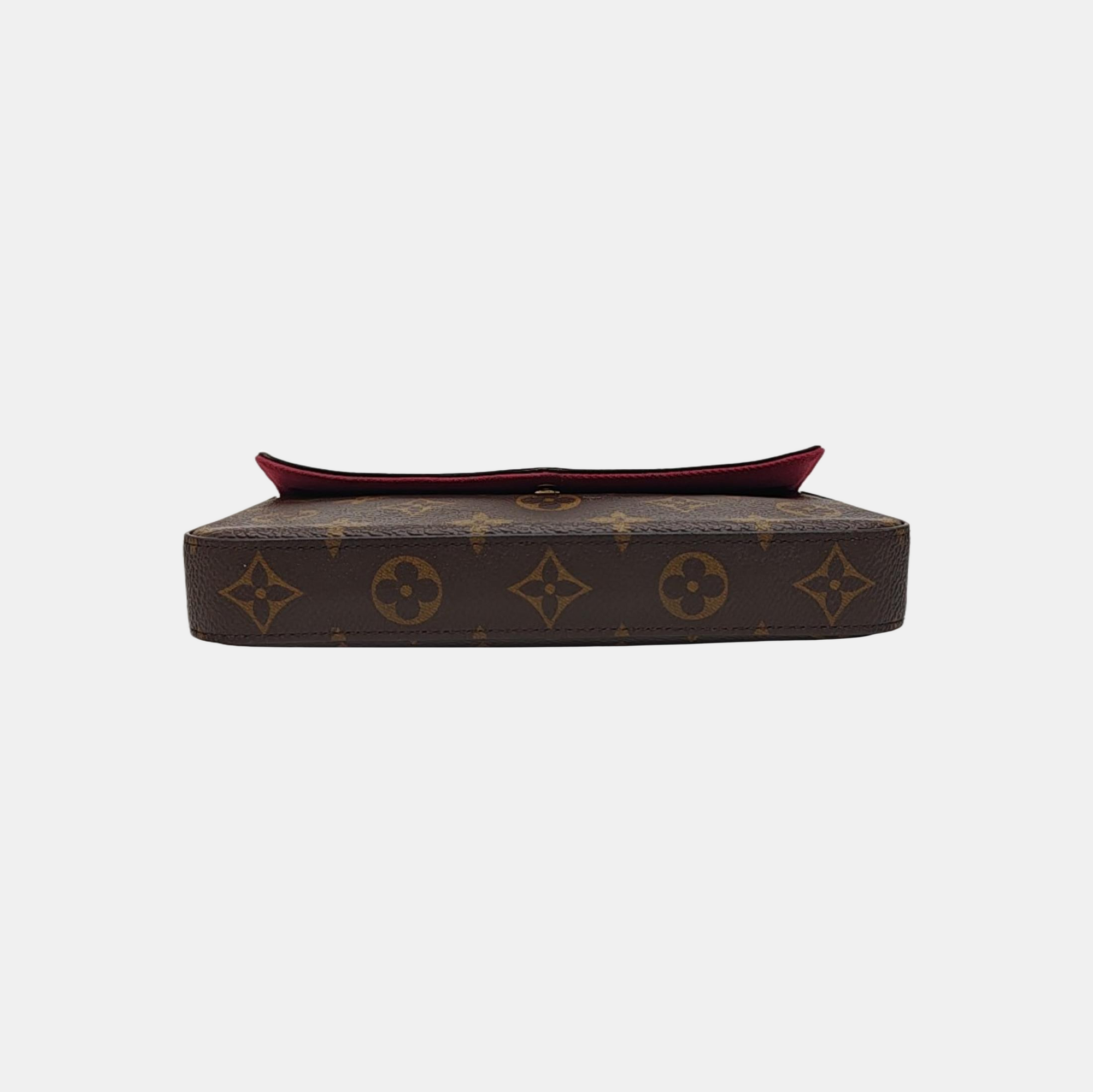 FÉLICIE Monogram Coated Canvas Brown