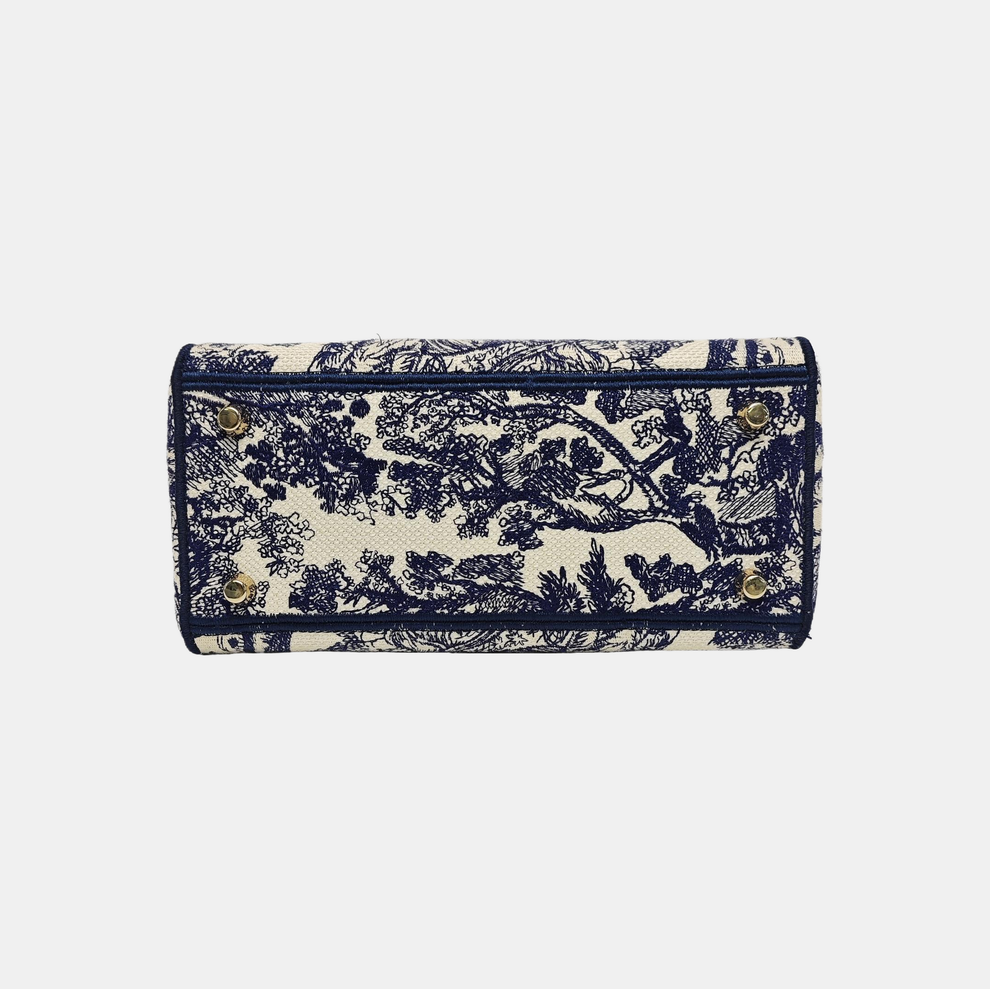 Lady D-Lite Medium Canvas Blue