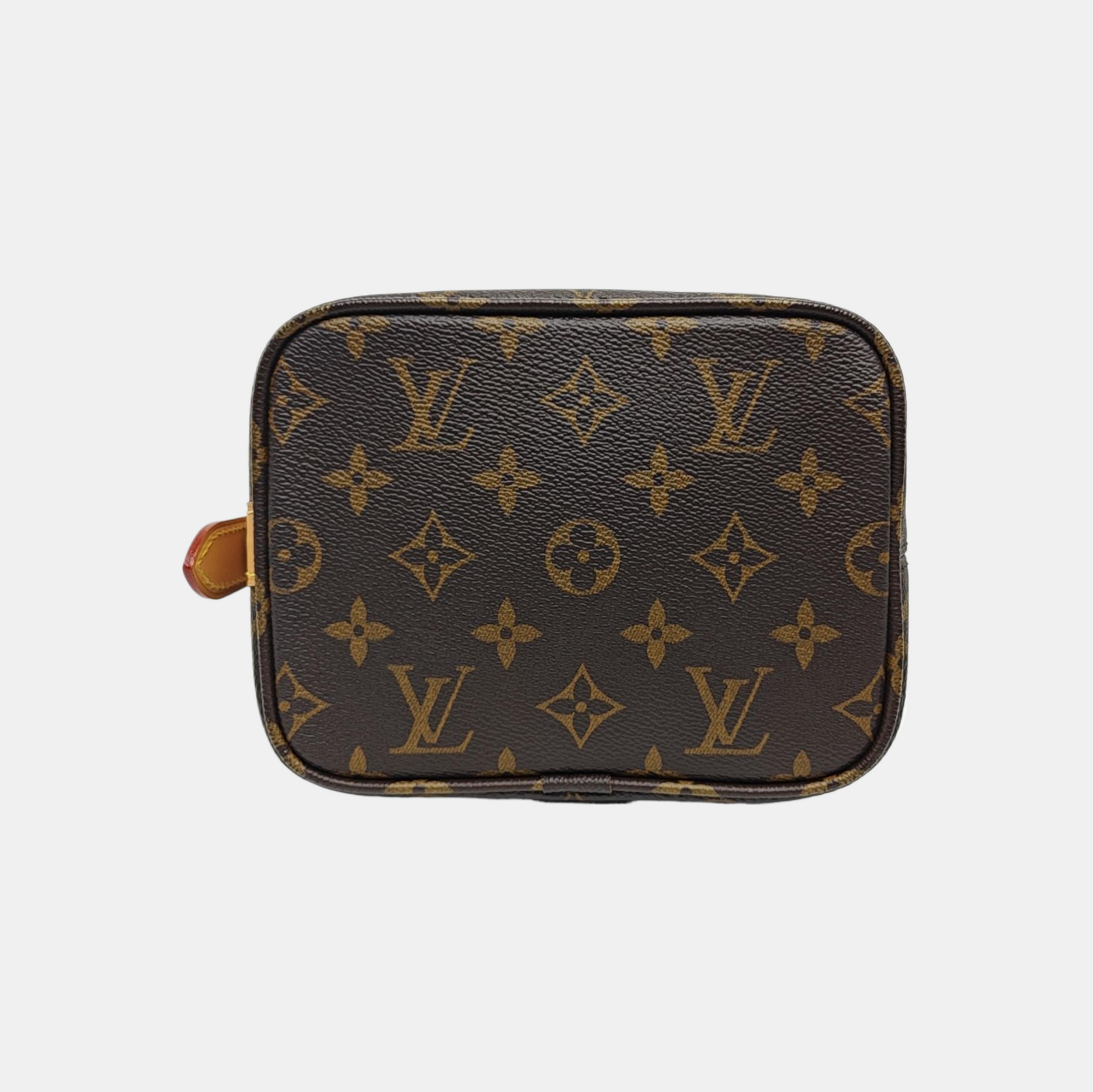 ALL IN Monogram Coated Canvas Brown