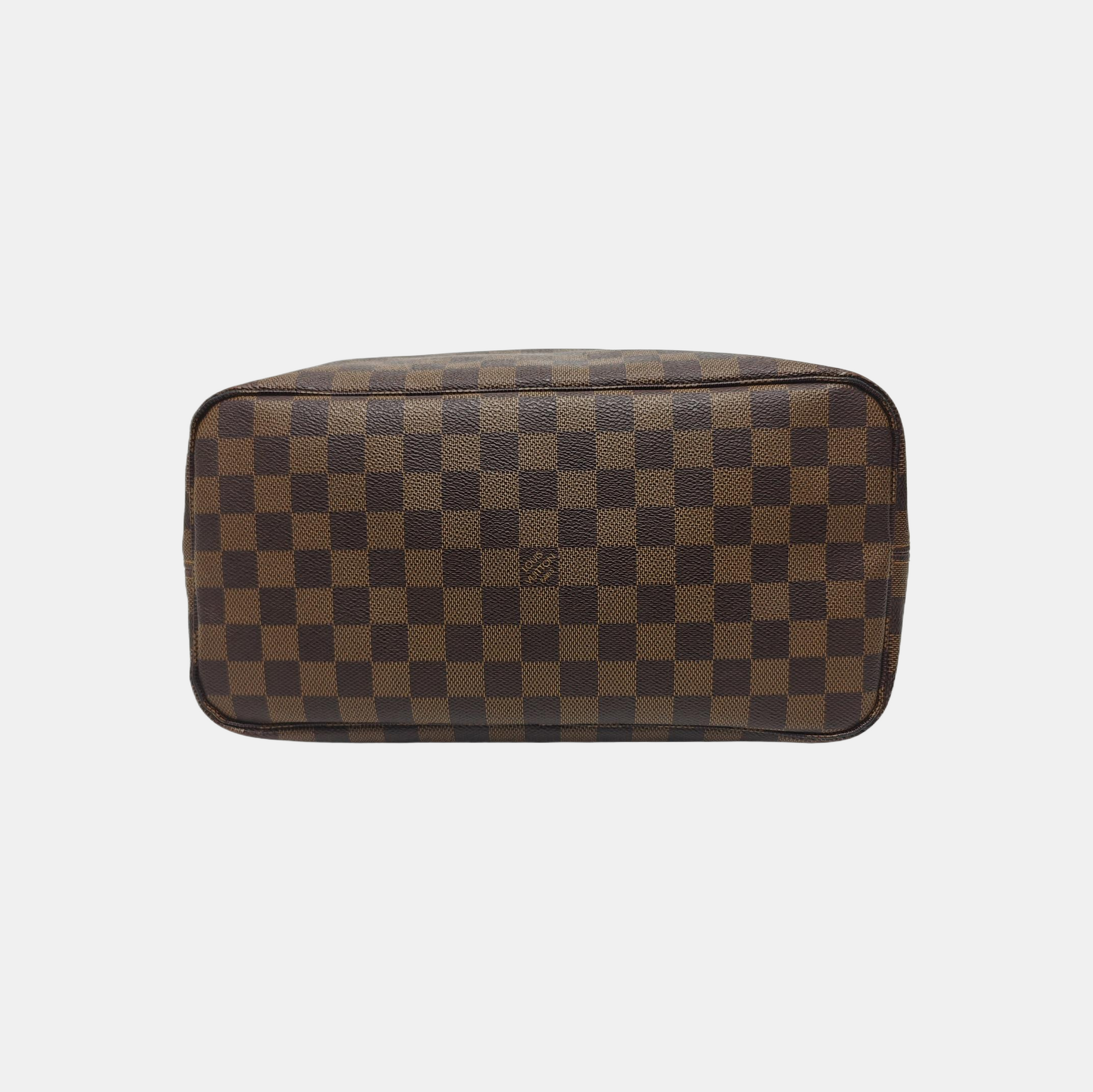 NEVERFULL MM Damier Ebene Coated Canvas Brown