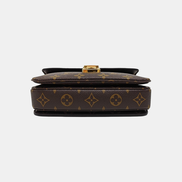 MÉTIS EAST WEST Monogram Coated Canvas Brown