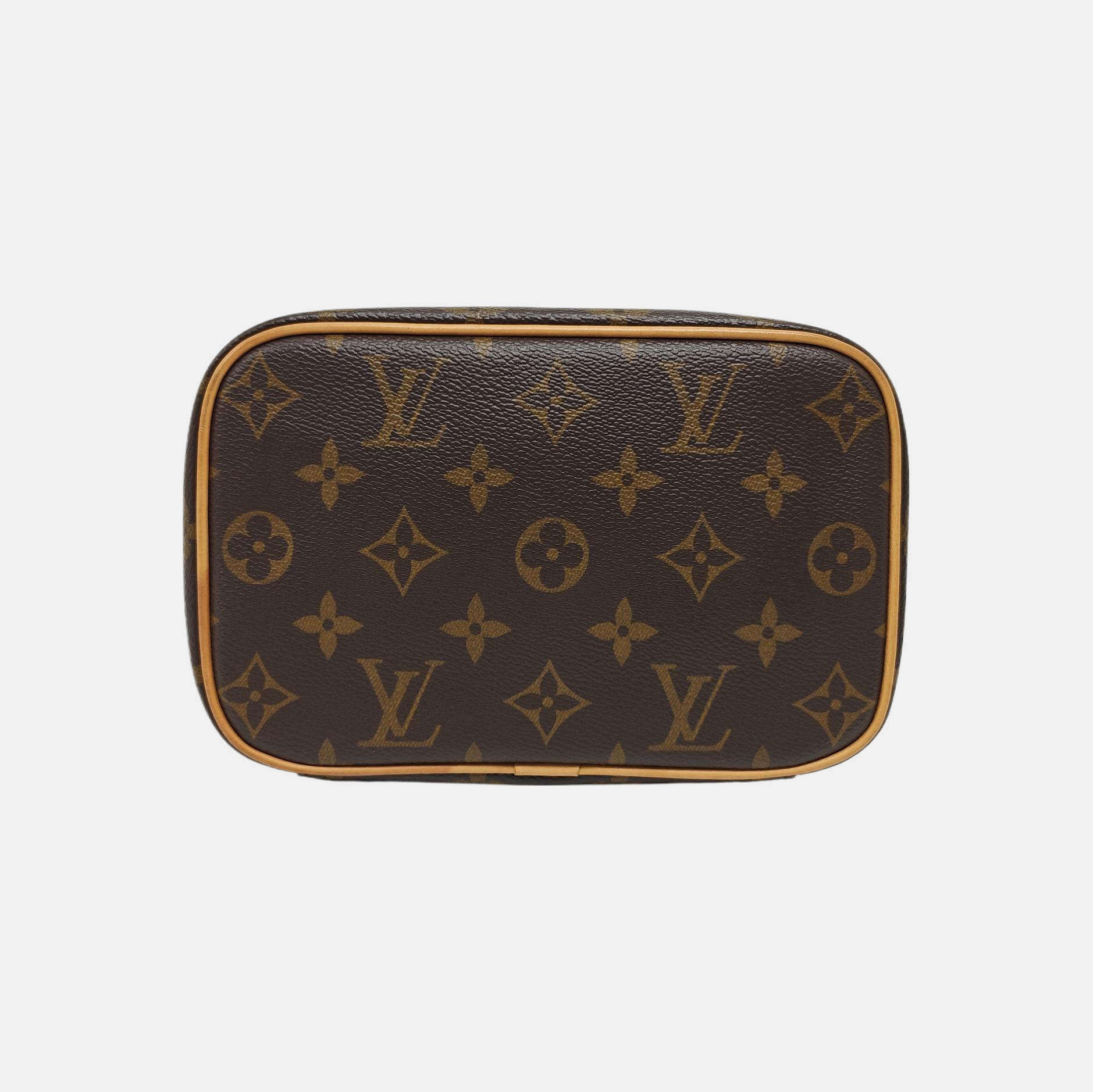 NICE Mini Monogram Coated Canvas Brown