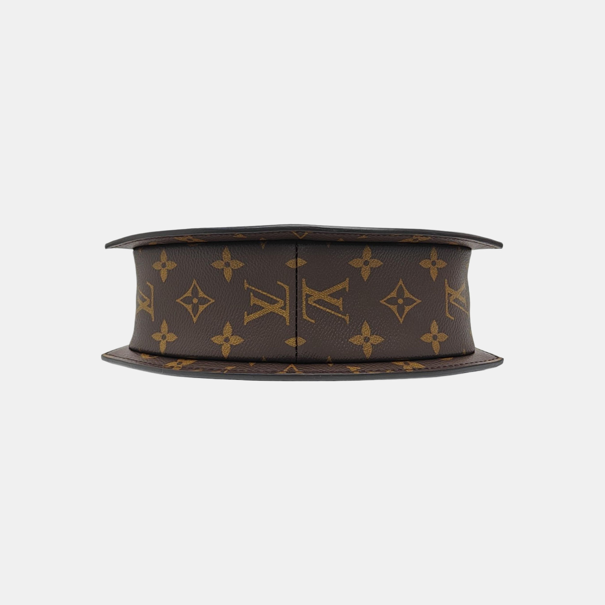 Monogram Coated Canvas Shoulder Bag Super Mini Brown