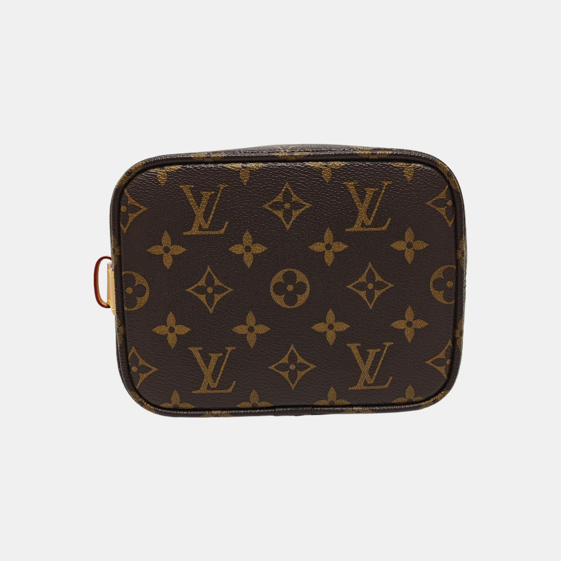 ALL IN BB Monogram Coated Canvas Brown